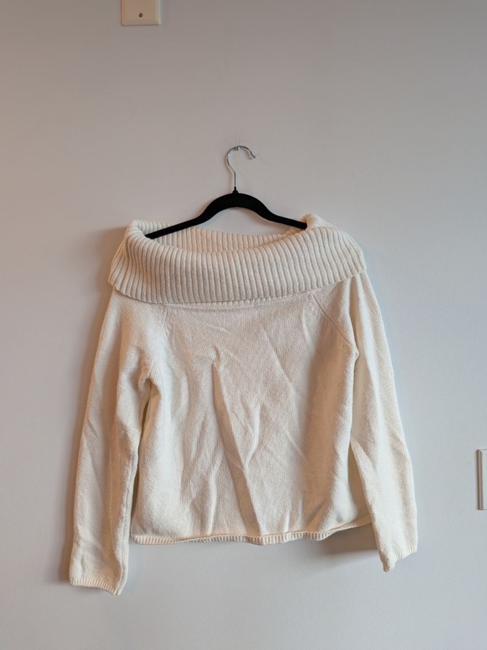 Old Navy Cream Off-the-Shoulder Sweater